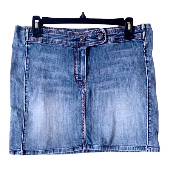 Skirt 7 For All Mankind Skirt mini denim skirt Size 32 - Picture 11 of 11